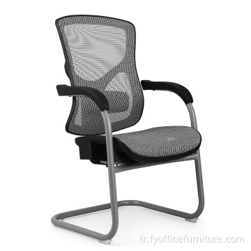 Prix ​​départ usine Ergonomie Tissu maille chaise de bureau réunion accoudoirs